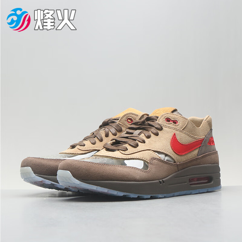 PLUS会员、概率劵：NIKE 耐克 烽火 AIR MAX 1 跑鞋 DD1870 200 DD1870-200 300.32元