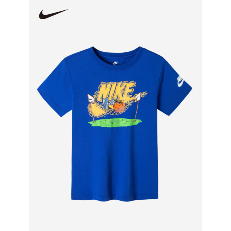 NIKE 耐克 童装 儿童短袖T恤 土耳其蓝 150(M) 129元（需用券）