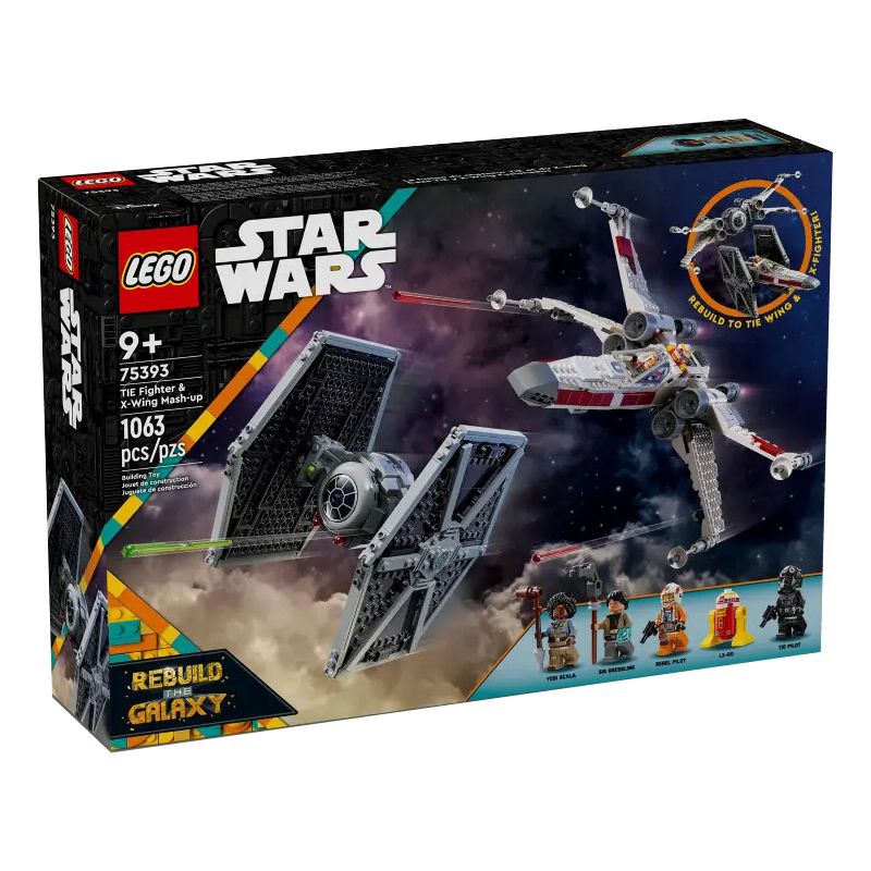 百亿补贴：LEGO 乐高 积木星球大战系列75393钛战机和X翼战机儿童玩具新品收