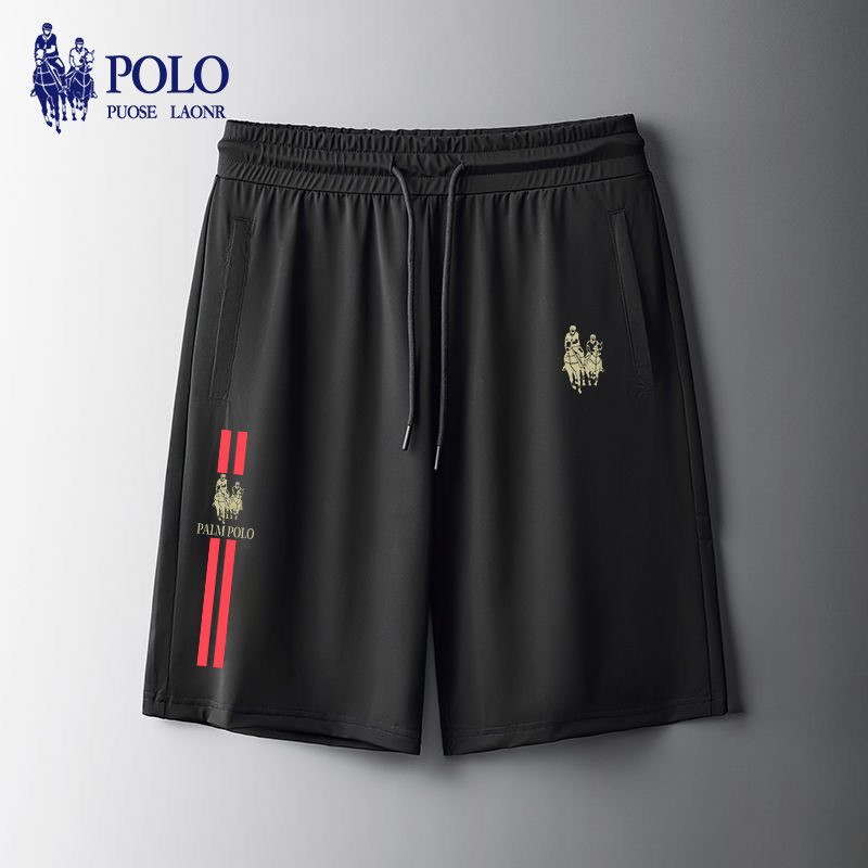 ROYAL PALM POLO SPORTS CLUB 保罗夏季冰丝休闲运动短裤男士中青年大码潮流百搭透