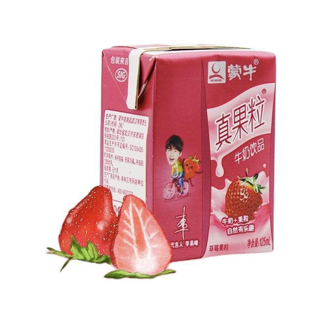 88VIP：MENGNIU 蒙牛 真果粒 草莓果粒250g*12盒礼盒装 牛奶饮品 21.75元（需用券