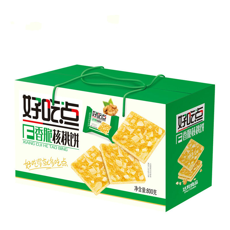 好吃点 香脆核桃饼 800g 16.28元（需用券）