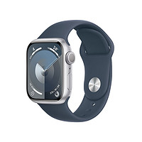 Apple 苹果 Watch Series 9 智能手表 GPS款 41mm 风暴蓝色 橡胶表带 M/L ￥2079