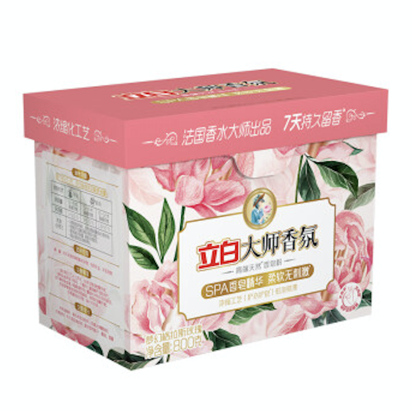 Liby 立白 大师香氛高端香皂粉 800g 梦幻格拉斯玫瑰 22.33元