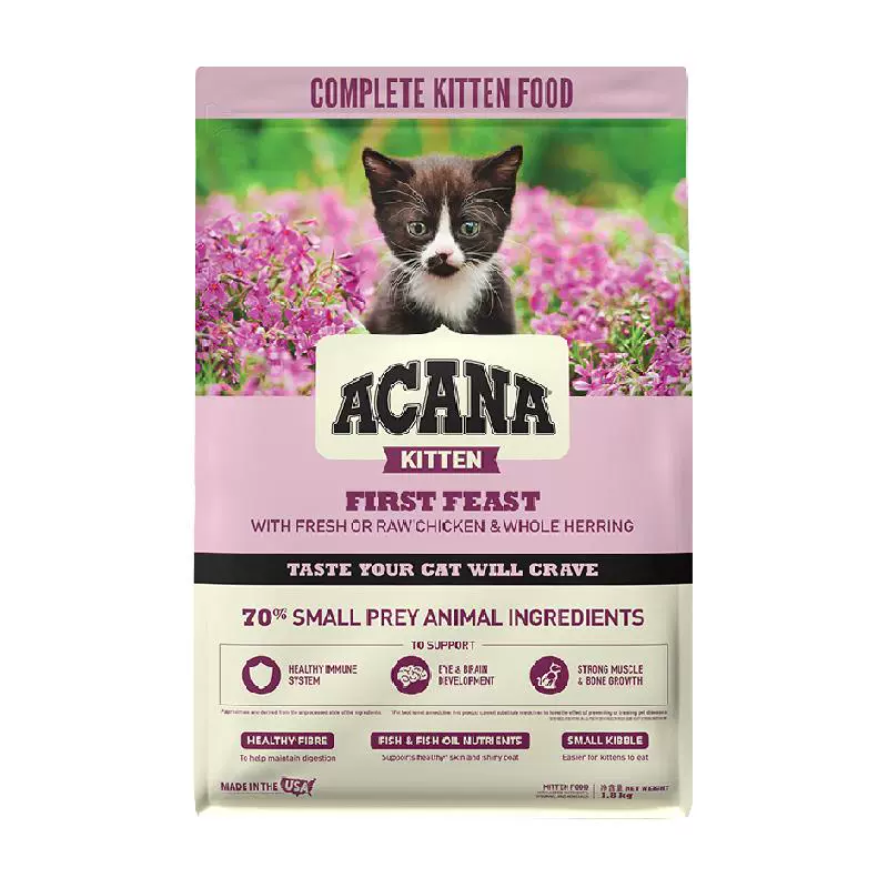 ACANA 爱肯拿 第一盛宴幼猫猫粮 1.8kg ￥121.55