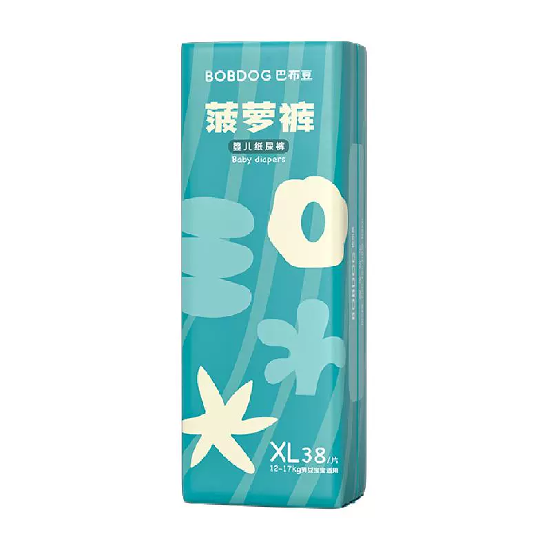 BoBDoG 巴布豆 新菠萝 纸尿裤 XL152片（4包） ￥87