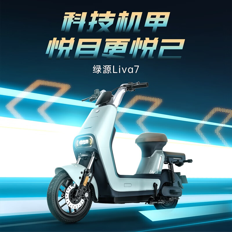 LUYUAN 绿源 LIVA7豪华版 48v24a 新国标电动车 2499元（需用券）