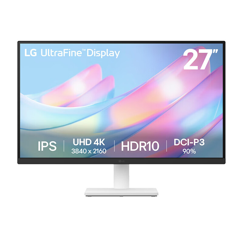 限地区、以旧换新补贴：LG 乐金 27US500 27英寸 IPS 显示器（3840×2160、60Hz、90