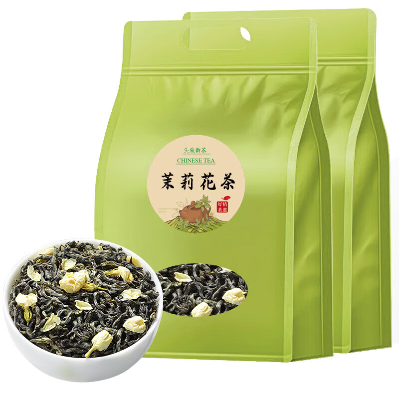 立香园 茉莉花茶 2024新茶 250g*2包 33.61元（需用券）