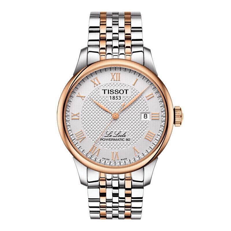 TISSOT 天梭 力洛克系列 39.3毫米自动上链腕表 T006.407.22.033.00 5566元