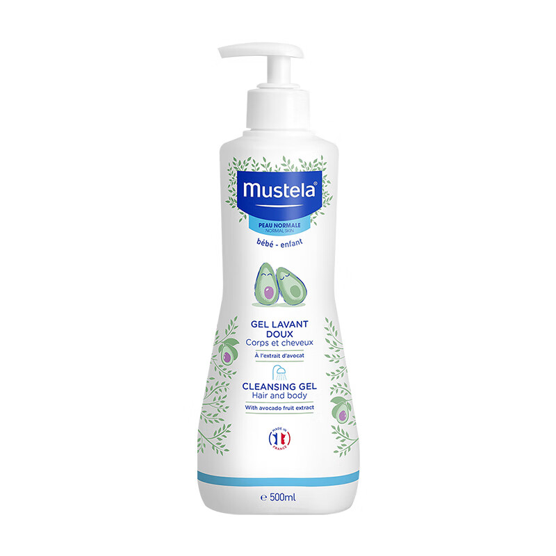 PLUS会员：Mustela 妙思乐 儿童洗发沐浴露二合一 500ml 67.61元包邮（双重优惠）