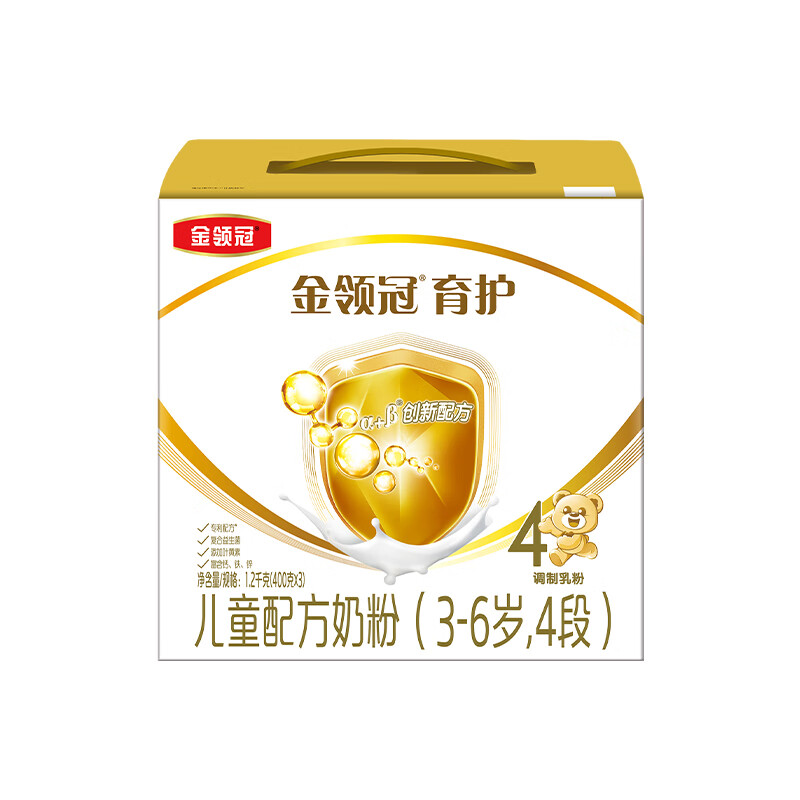 金领冠 婴儿奶粉 4段 1200g 89.2元