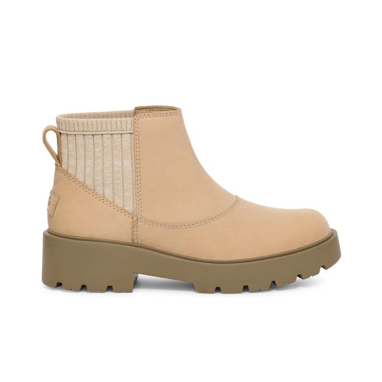 UGG 秋冬女士厚底粗跟休闲切尔西短靴 1166758芥菜籽色 694元