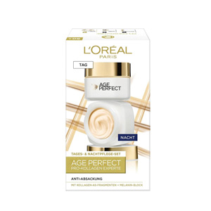 【含税直邮】L'OREAL Paris 欧莱雅 金致臻颜抗衰老日霜+晚霜套装 到手约￥