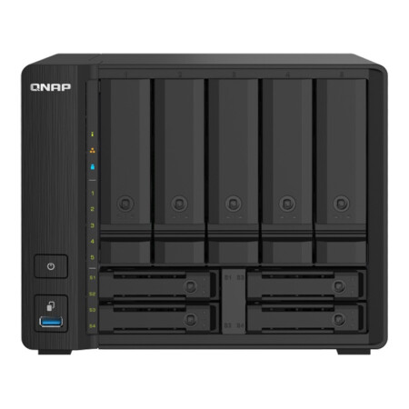 PLUS会员：QNAP 威联通 TS-932PX 9盘位NAS（AL324、4GB） 4470.61元（需用券）