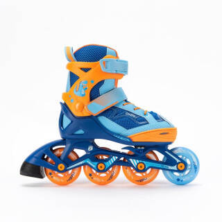 decathlon迪卡侬溜冰鞋新款儿童初学者中大童可调节轮滑鞋安全易学