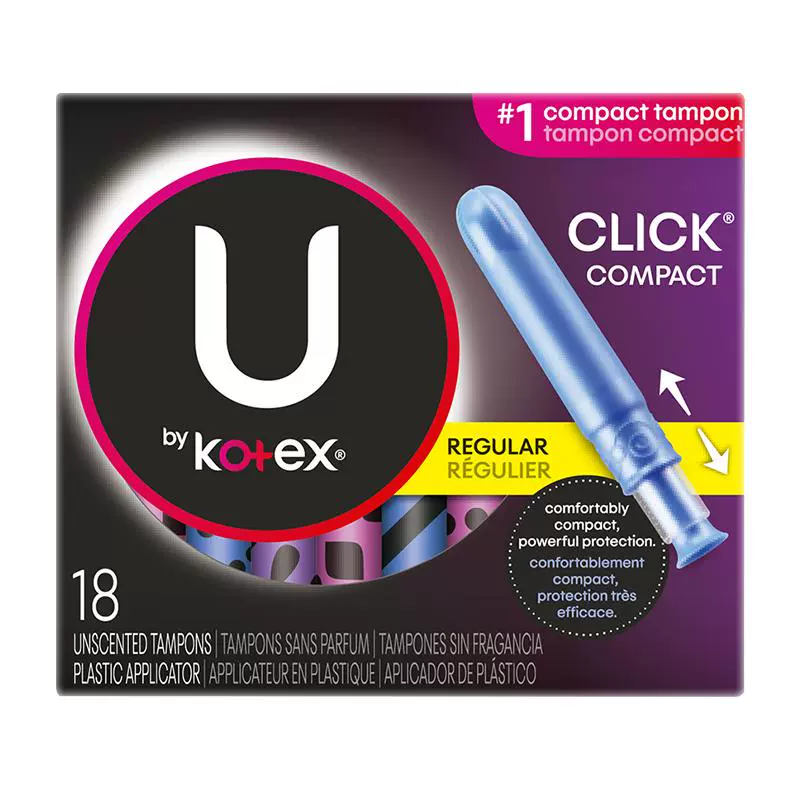 kotex 高洁丝 棉条短导管式无感内置 18支 ￥24.2