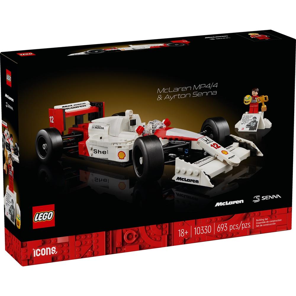 百亿补贴：LEGO 乐高 ICONS系列 10330 迈凯伦 MP4/4 F1 与埃尔顿·塞纳 439元（需用