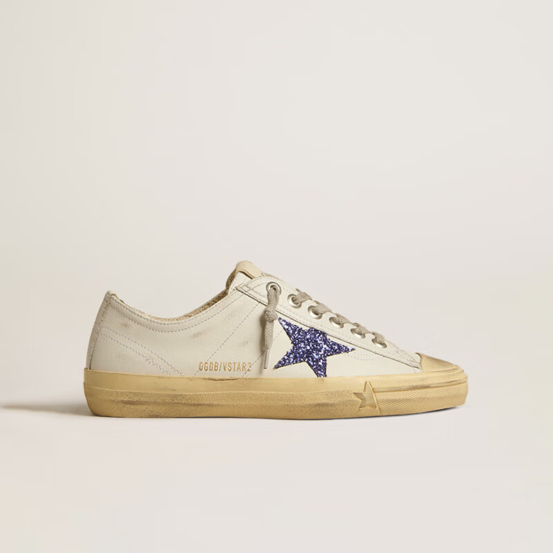 GOLDEN GOOSE GGDB 黄金鹅女鞋 V-STAR系列 运动板鞋脏脏鞋 白色 37 4500元（需用券