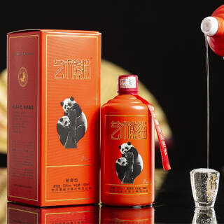 艺术熊猫贵州国酱坊酒53度酱香型白酒500ml2瓶59元需用券