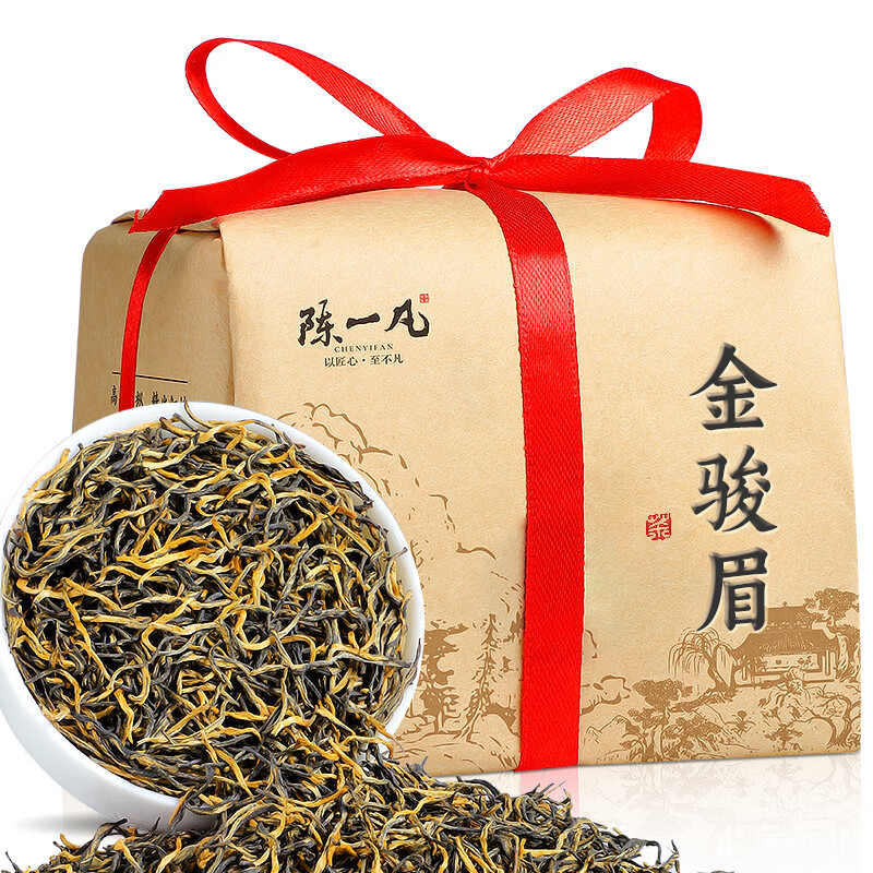 移动端、京东百亿补贴：陈一凡 金骏眉茶叶 250g 42.13元（需买3件，共126.39元