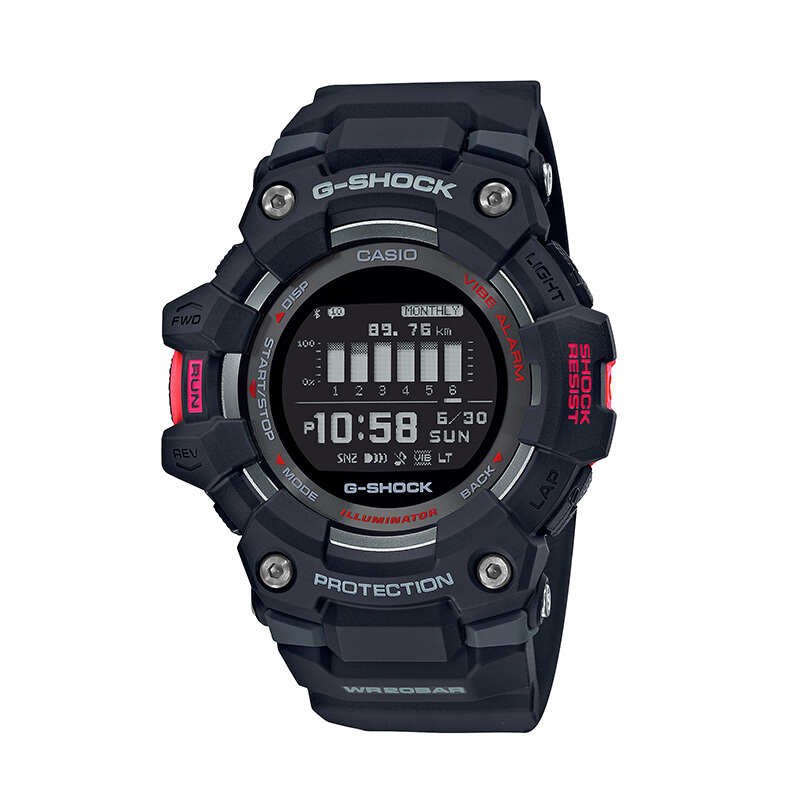 CASIO 卡西欧 G-SHOCK G-SQUAD系列 49.3毫米石英腕表 GBD-100-1 989元包邮（需用券）