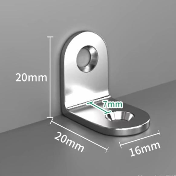 BaoLian 保联 90度不锈钢角码 10个 20*20mm 1元（需领券）