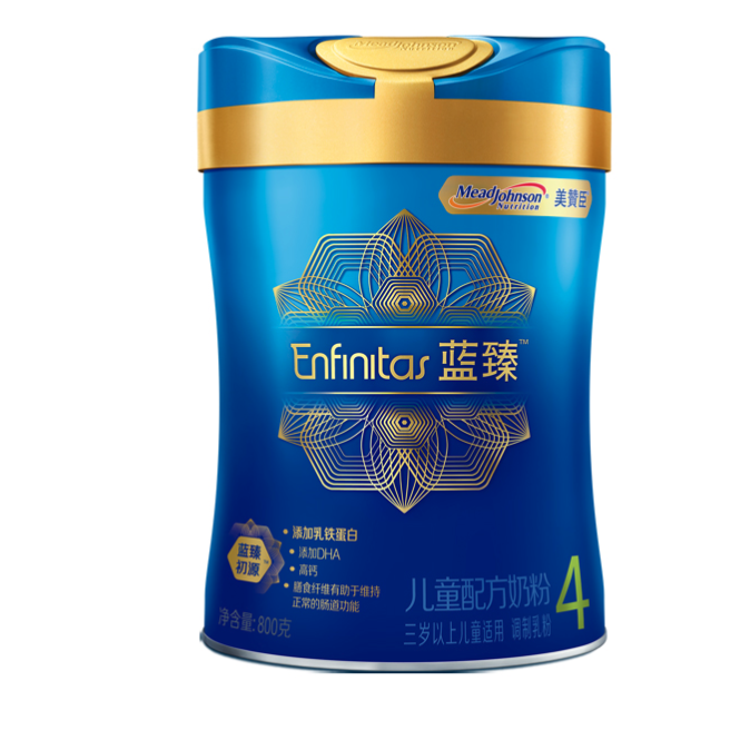 Enfinitas 蓝臻 儿童奶粉 国行版 4段 800g 274元