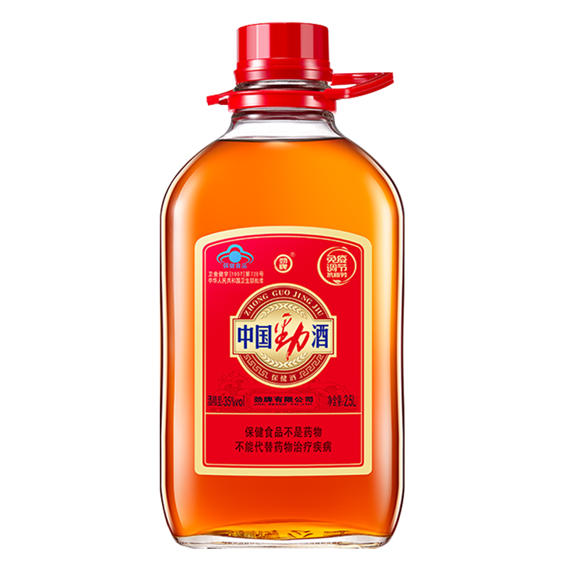 Plus会员:劲牌中国劲酒 35度 2.5L *1桶+凑单 134.22元，凑1.48元（共135.7元）