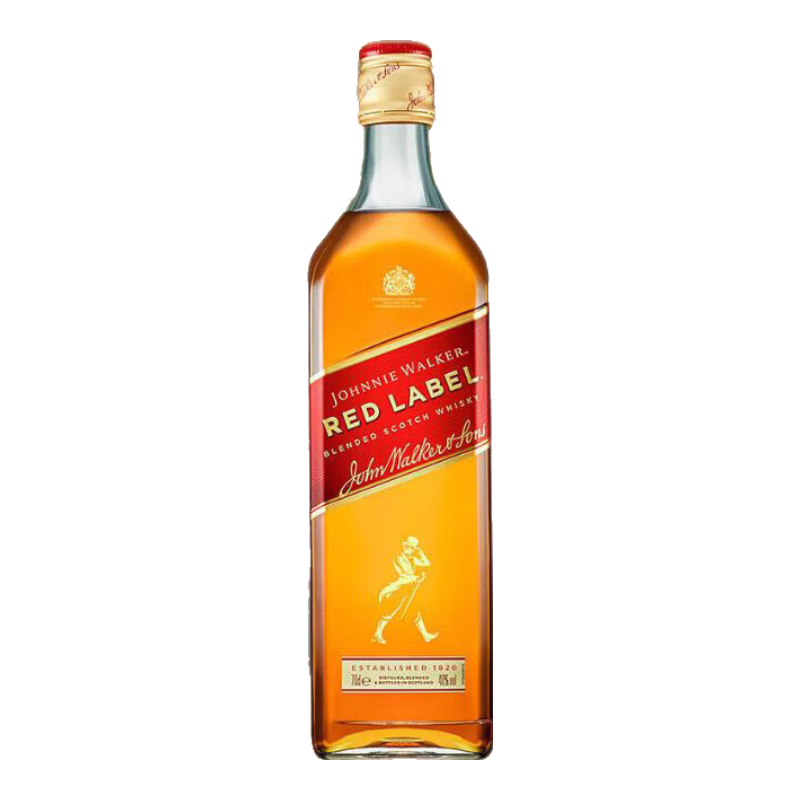 Johnnie Walker 尊尼获加 红方红牌 苏格兰威士忌 750ml 单瓶装 73.27元/件 包邮（