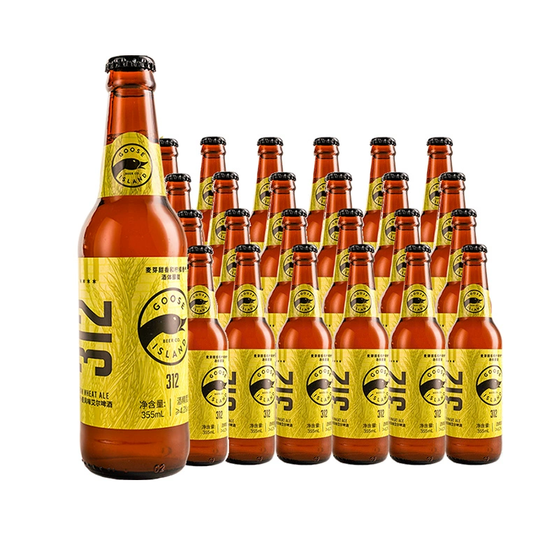 鹅岛 百威鹅岛312小麦风味艾尔啤酒精酿啤酒355ml*24瓶优惠 ￥80