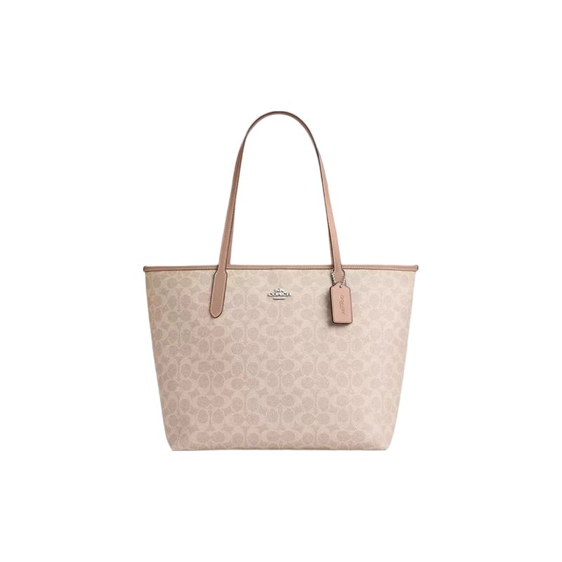 COACH 品牌直供 女士单肩托特包 奶茶色 1443.05元