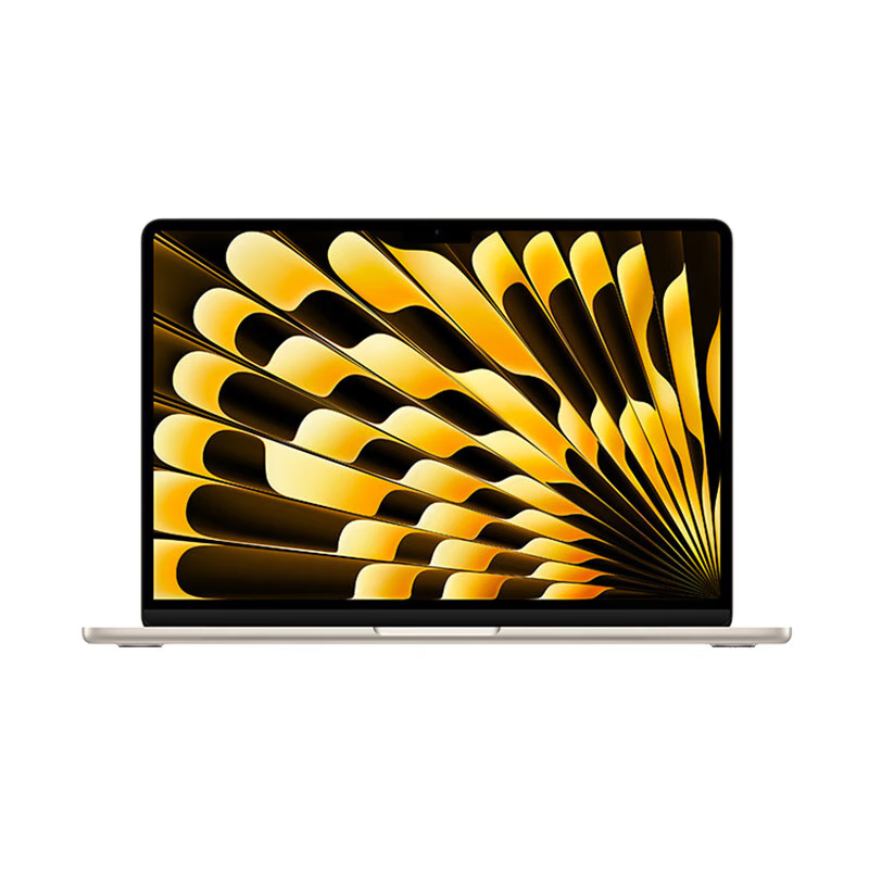 Apple 苹果 AI笔记本/2024 MacBook Air 13.6英寸 M3 (8+8核) 16G 256G星光色电脑 MC8J4CH/A 7