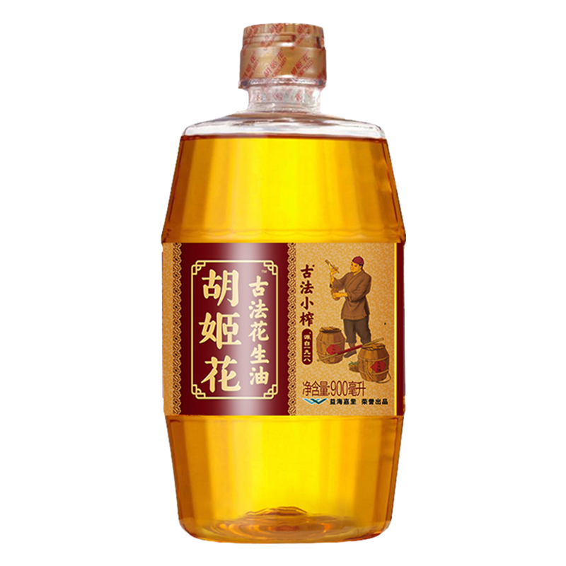 胡姬花 古法小榨 花生油 900ml 26.1元