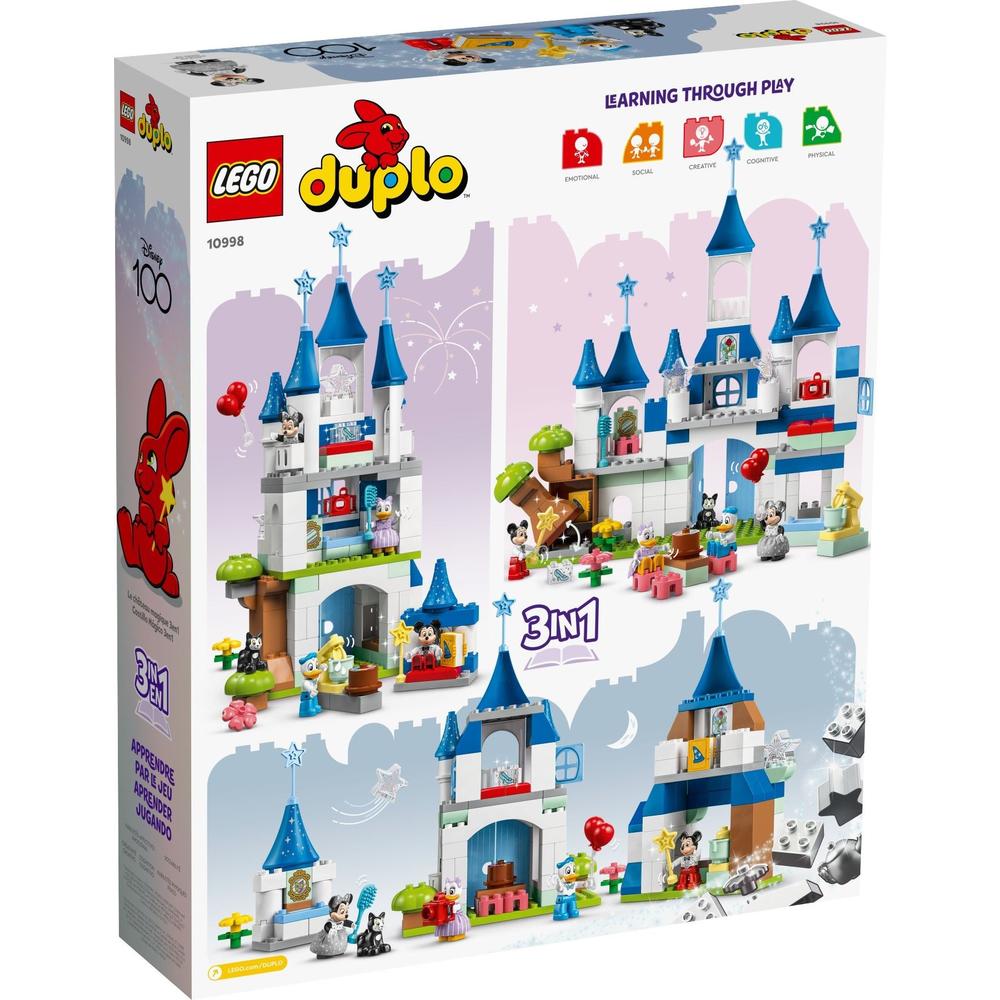 PLUS会员：LEGO 乐高 Duplo得宝系列 10998 3合1魔法城堡 571.91元包邮（需用券）