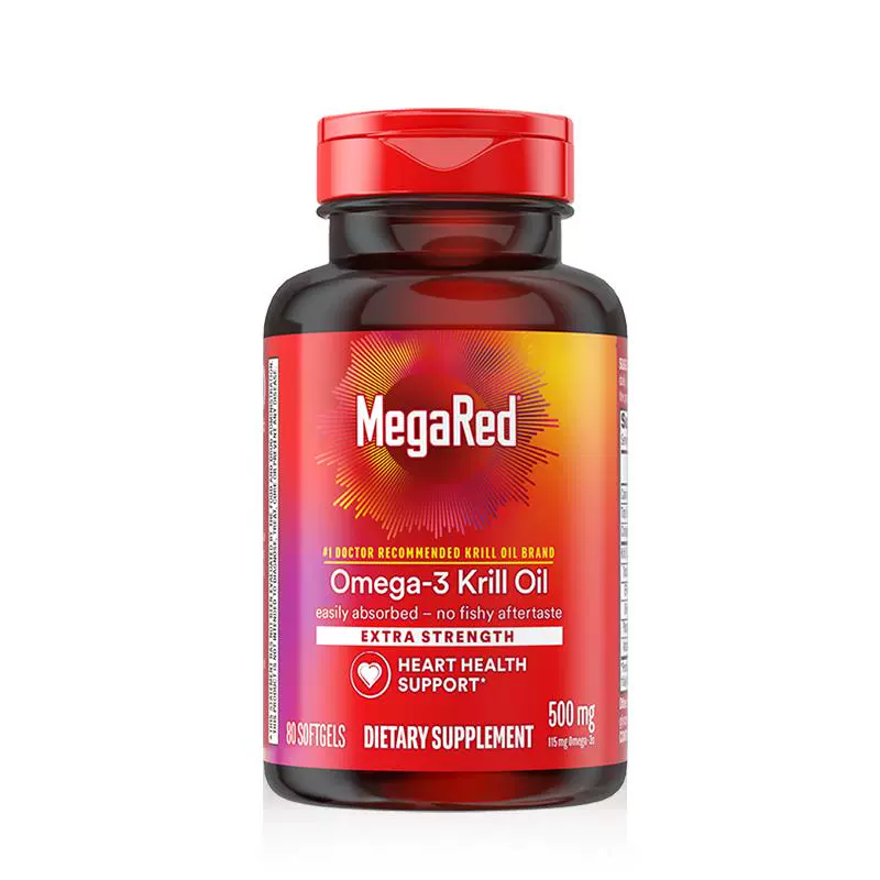 MegaRed 脉拓 磷虾油软胶囊500mg ￥239