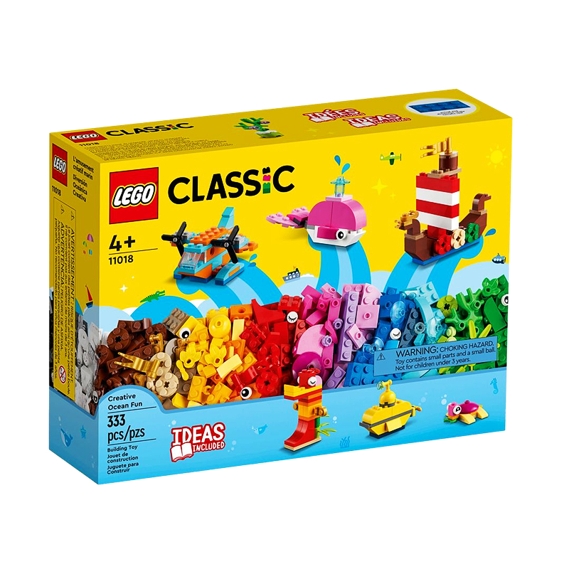 LEGO 乐高 CLASSIC经典创意系列 11018 创意海洋之乐 127.88元