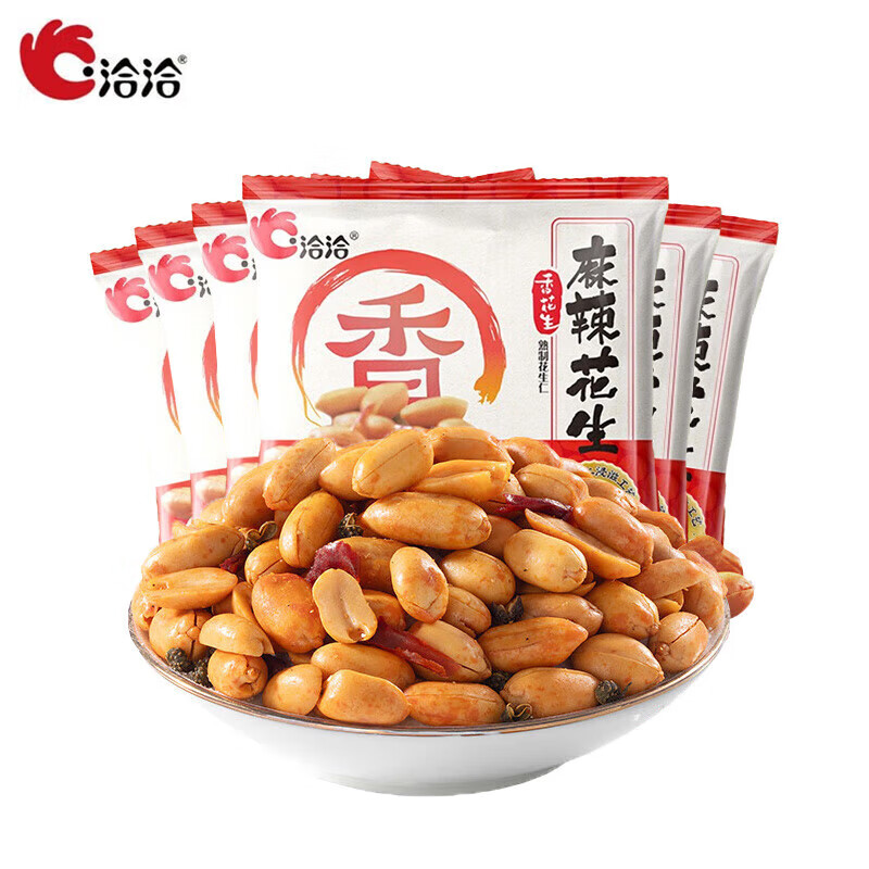 ChaCheer 洽洽 麻辣花生 72g 12g*6袋 4.3元