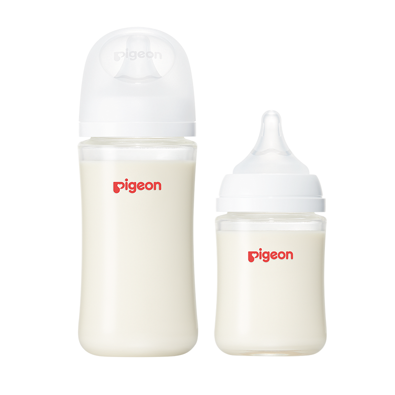 88VIP：Pigeon 贝亲 婴儿宽口径玻璃奶瓶套装160ml+240ml 151.22元（需用券）