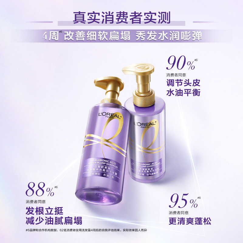 L'OREAL PARIS 欧莱雅玻尿酸洗发水旅行装100ml*1 9.9元