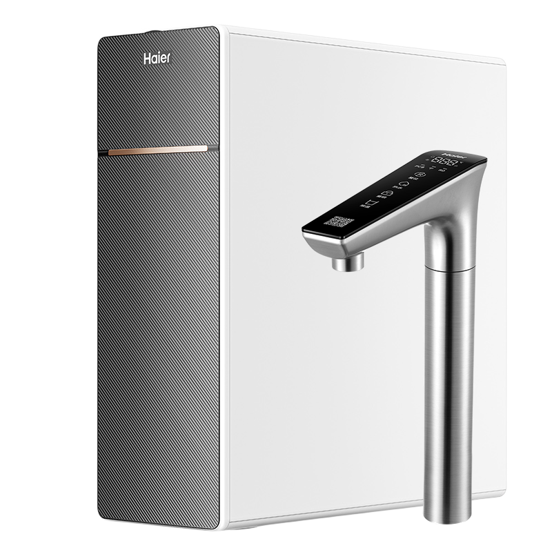 新品预售、PLUS会员： Haier 海尔 1000G 家用净水器净热一体机 厨下式直饮机HKC2400-R995HU1 3883.4