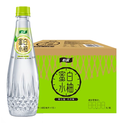 88VIP、需首单：Cestbon 怡宝 蜜水白柚饮料 480ml*15瓶*2件 返后52.1元包邮，合26.0