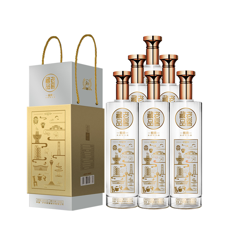 泸州老窖 老窖藏品窖响42度520ml*6浓香型白酒 304元（需用券）
