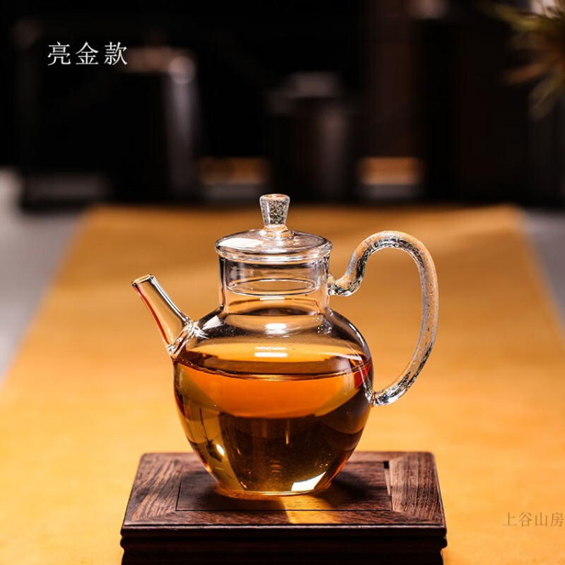 丰陶张生 禾器玻璃煮茶壶壹茗茶壶仿宋执壶耐热玻璃泡茶壶和器玻璃茶具 