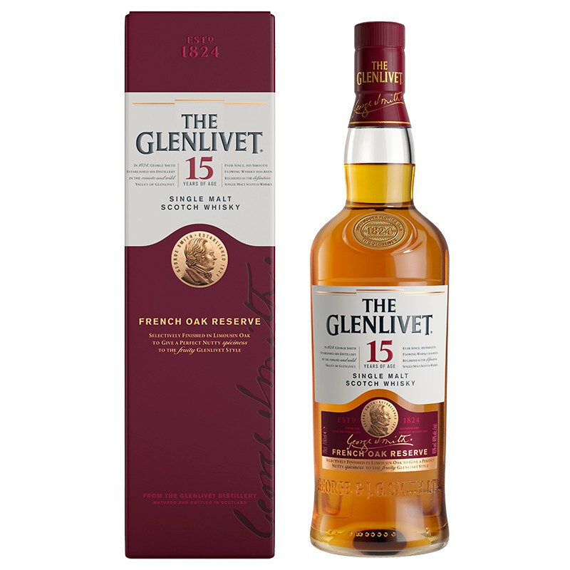 格兰威特 15年 苏格兰 单一麦芽威士忌 40%vol 700ml 495.9元
