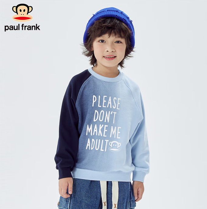 Paul Frank 大嘴猴 中大童长袖圆领卫衣 ¥26.91