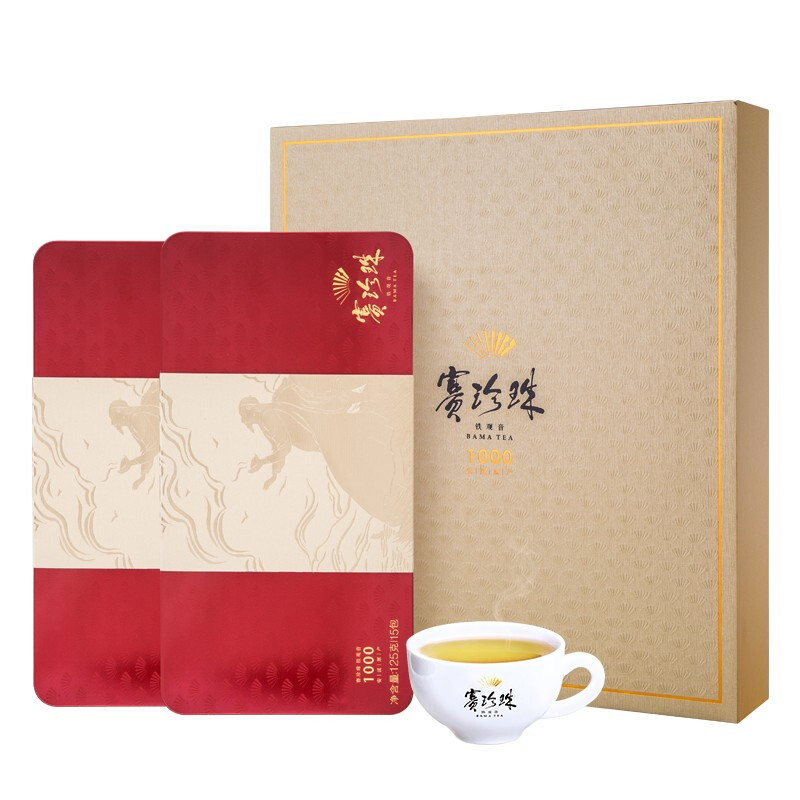 bamatea 八马茶业 乌龙茶 特级 250g 赛珍珠1000铁观音 365元（需买3件，需用券）