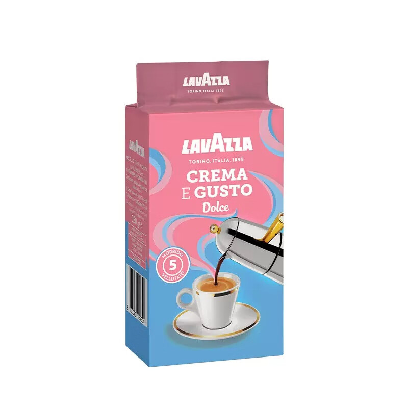 LAVAZZA 拉瓦萨 意大利进口Dolce多丝咖啡粉250g/袋意式美式柔和拼配微中度烘焙