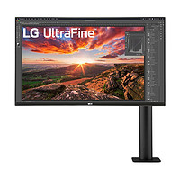 LG 乐金 27UN880-B 27英寸 IPS FreeSync 显示器(3840×2160、60Hz、99%sRGB、HDR400、Type-C 60