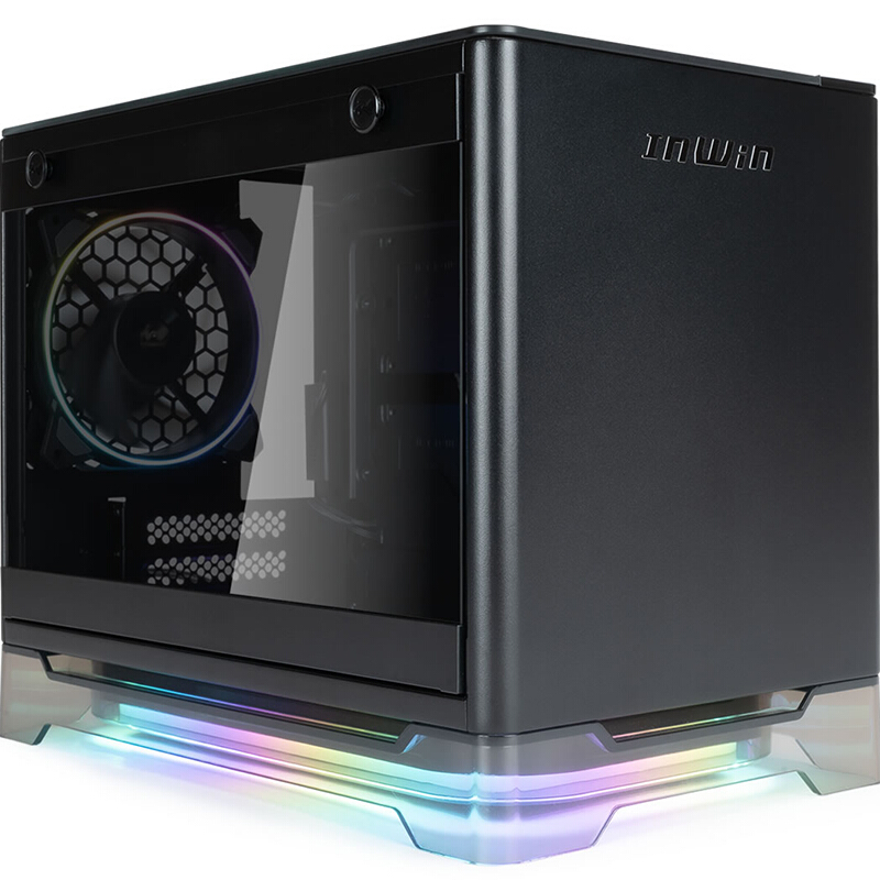 InWin 迎广 A1 Lite RGB MINI-ITX机箱 半侧透 黑色 704.7元